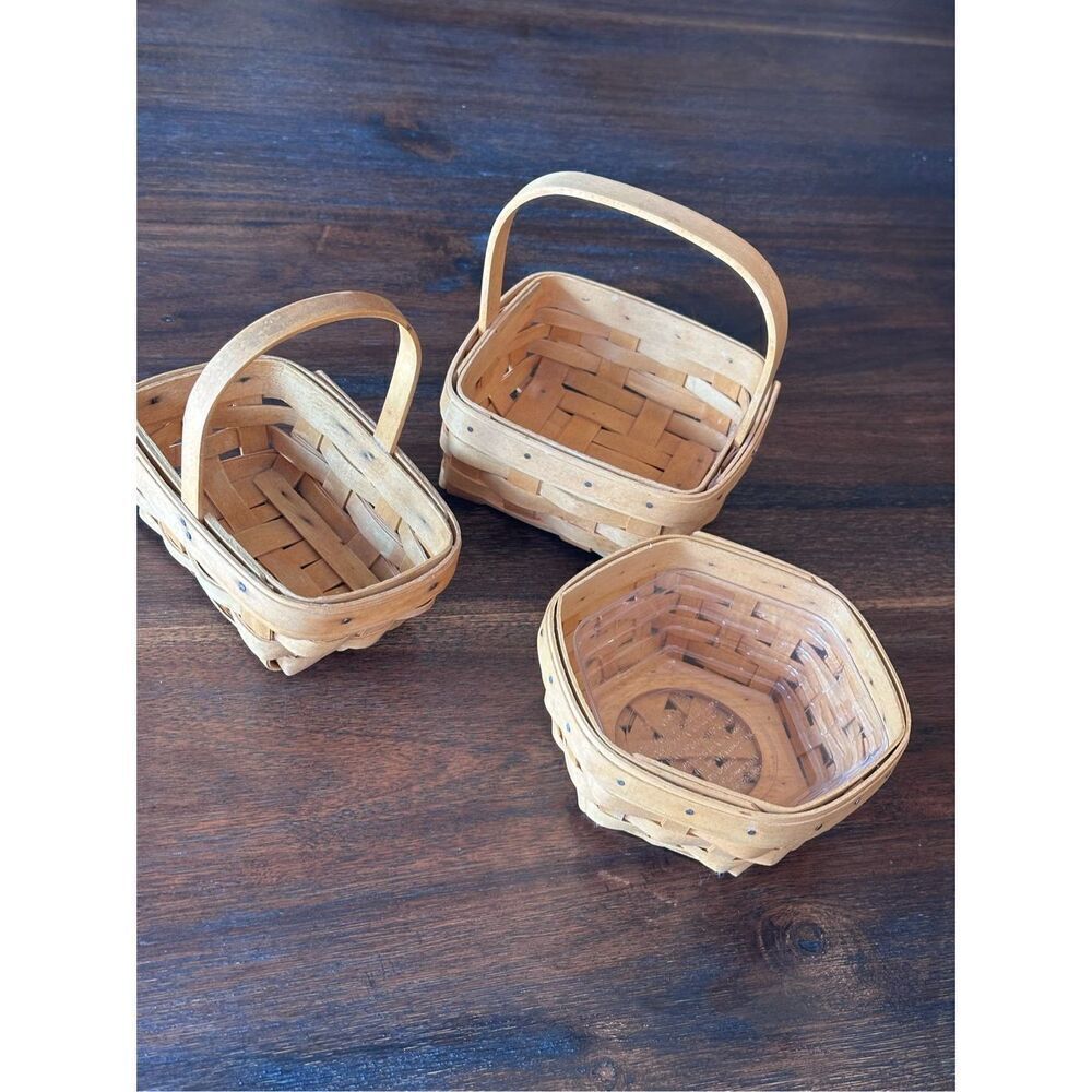 Set of 3 Longaberger hostess baskets
